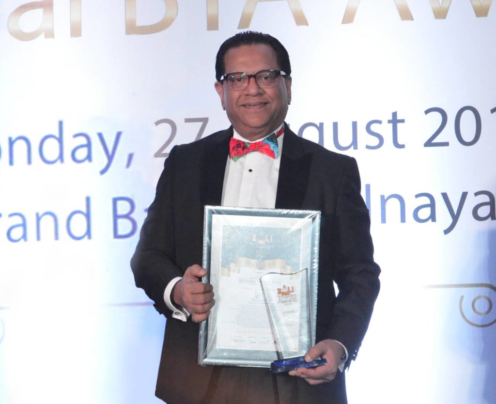 Nusa Dua Beach Hotel & Spa Honored with  “Bali Leading Thematic Resort” and “Bali Top Hospitality Leader”at Bali Tourism Awards 2018/2019