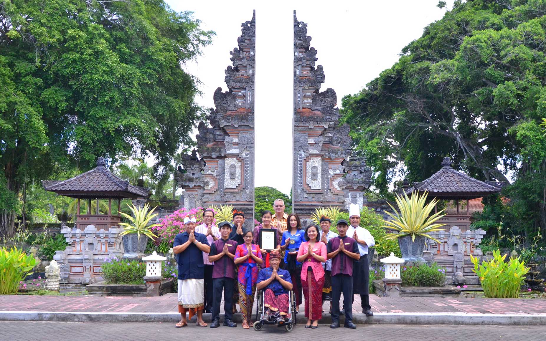 Nusa Dua Beach Hotel & Spa welcomed Spiritual Leader, His Holiness