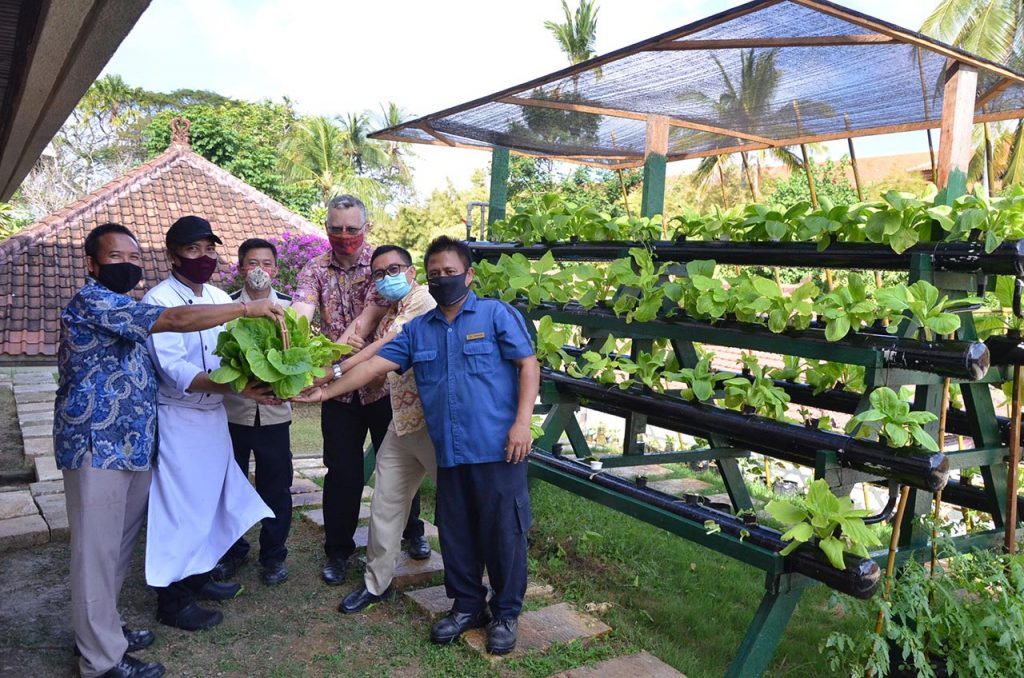 Nusa Dua Beach Hotel & Spa’s starting an on-site hydroponic garden